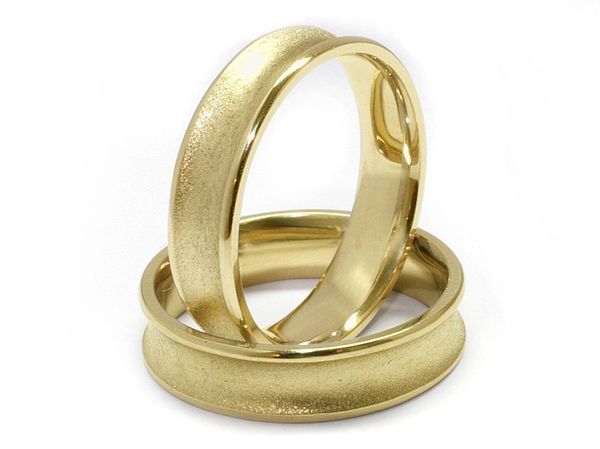 Obrączki ślubne żółte złoto obrączki klasyczne - 50150221_z