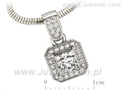 Złota zawieszka Wisiorek z diamentami złoto 585 - W15334b